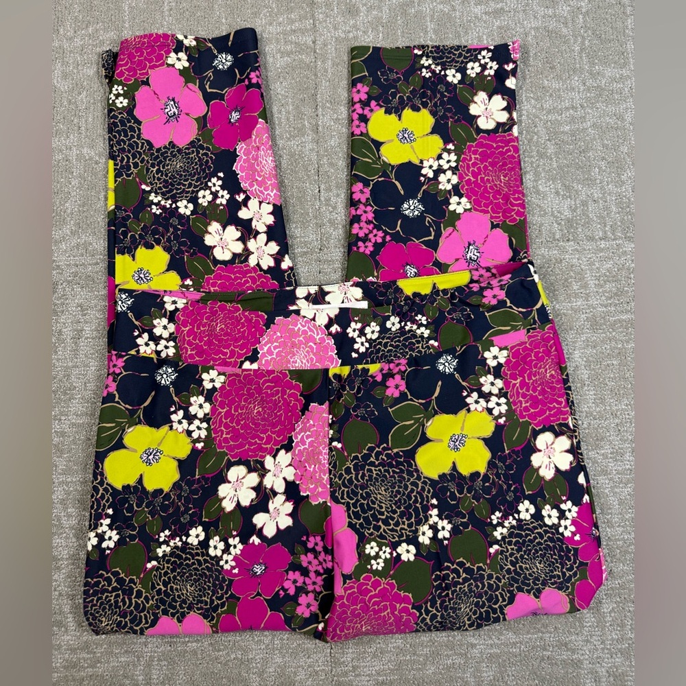 Jude Connally Lucia Autumn Bloom Colorful Pant Women Size Large USA